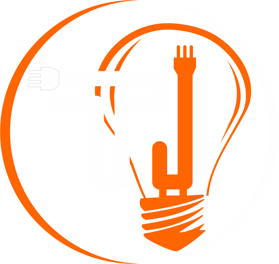 Logotipo TJ Materiais Elétricos e Hidráulicos